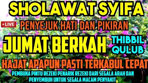 Sholawat Syifa Penyejuk Hati Dan Pikiran Pembuka Rezeki Thibbil Qulub