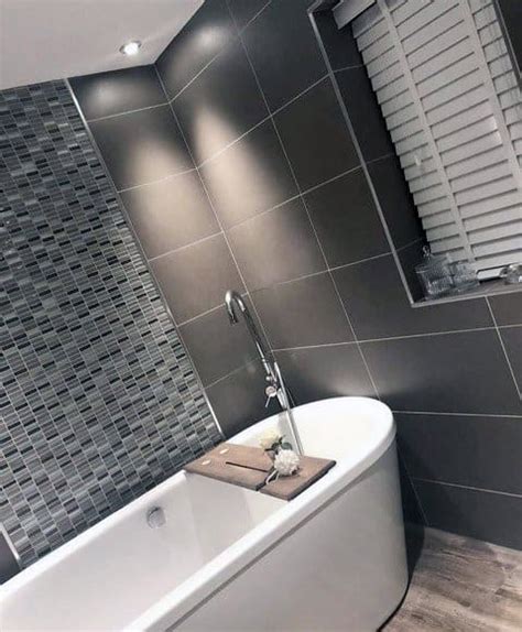 Top 60 Best Grey Bathroom Tile Ideas Neutral Interior Designs