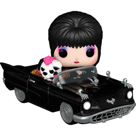 Funko Figura Pop Rides Deluxe Elvira Mistress Of The Dark Elvira