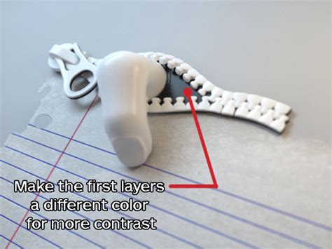 3d Printed Zipper Magnet By Deep Fri3d Pinshape