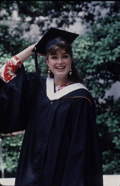 Brooke Shields Graduation From Princeton University June 9 1987 Photos And Premium High Res