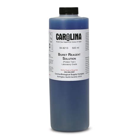 Biuret Reagent, Laboratory Grade, 500 mL | Carolina.com