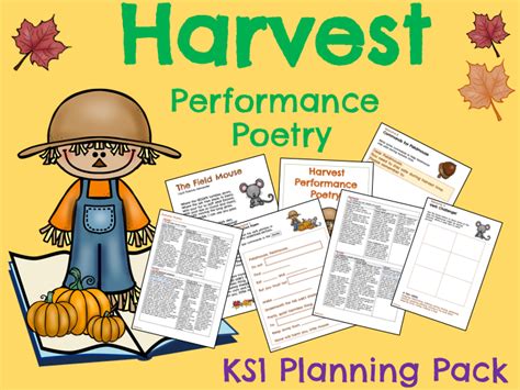 Harvest Harvest Poetry Teaching Resources