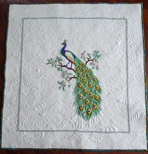 Peacock Finsihed Traditional Quilts Quilting Designs Quilts