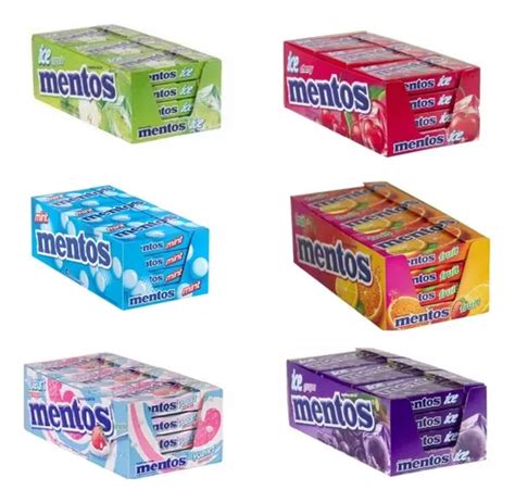 Bala Mentos Slim Box 12un 24 1g Caixa 289 2g Sabores MercadoLivre