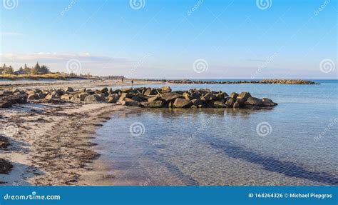 Beautiful Panorama Landscape Of A Baltic Sea Beach In The North Of