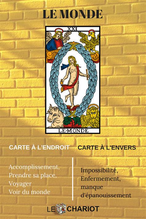 Le Monde Tarot Toutes Les Significations De La Carte Le Artofit