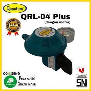 Jual REGULATOR GAS QUANTUM TEKANAN RENDAH QRL 04 GB DILENGKAPI METER