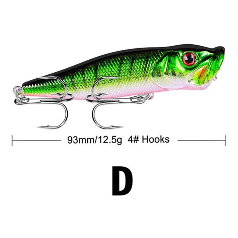 Flysand Venda Quente Popper Isca Topwater Isca 93mm 12 5g Isca De Pesca