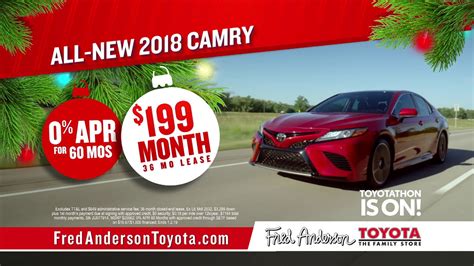 Fred Anderson Toyota Toyotathon Camry Specials Youtube