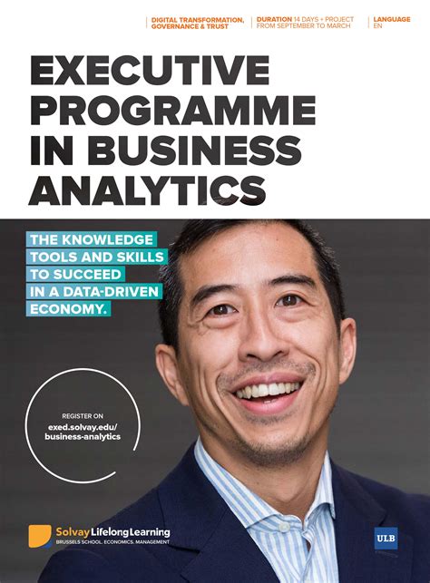 Executive Programme In Business Analytics Brochure Solvay Lifelong