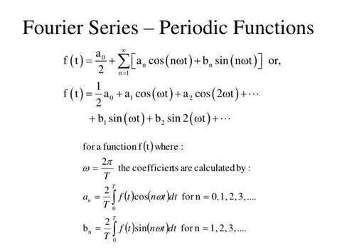 Ppt Fourier Series Periodic Functions Powerpoint Presentation Free Download Id6110683