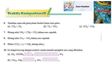 Kssm Matematik Tingkatan Bab Praktis Komprehensif No No Asas