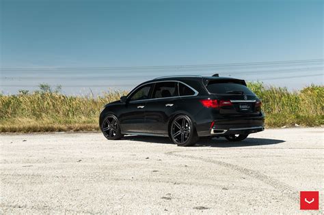 Black on Black Mean Acura MDX Enhanced with Crystal Clear Headlights ...