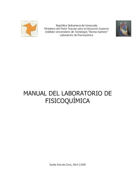 Pdf Manual De Laboratorio De Fisicoquimica Y Termodinamica Dokumen Tips