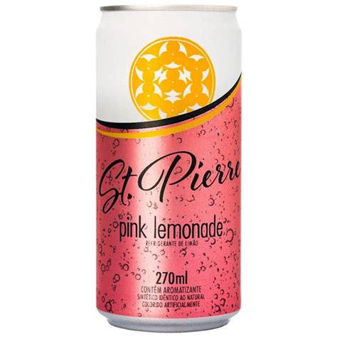 Refrigerante Pink Lemonade St Pierre Lata 270ml Mercadolivre