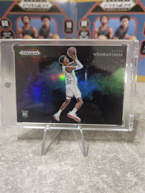 Victor Wembanyama 2023 Prizm Draft Picks 1 Black Color Blast SSP