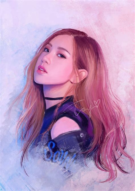 Blackpink Ros Rose Anime Rose Fanart Blackpink Fan Art 30240 | Hot Sex ...