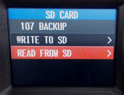 Programming Ftm Using Sd Card Rt Systems Inc