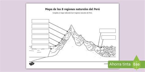 Mapa De Las Regiones Naturales Del Per Recursos Twinkl