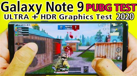 Samsung Galaxy Note Pubg Test In Pubg Ultra Hdr Graphics Test