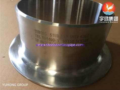 ASTM B366 Monel 400 UNS N04400 DIN 2 4360 Butt Weld Fitting Stud End