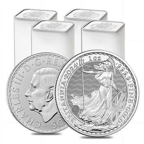 Lot Of 100 2024 Great Britain 1 Oz Silver Britannia BU Walmart