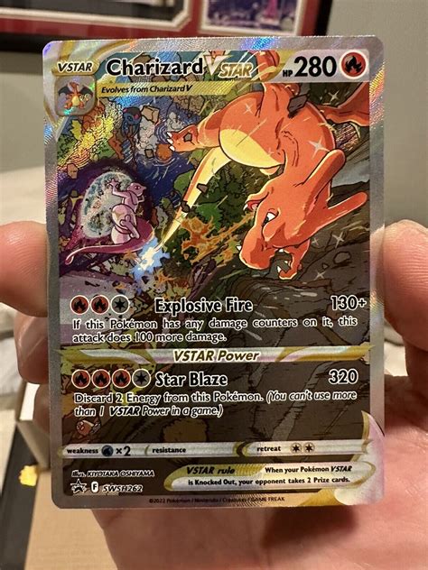 Charizard Vstar SWSH262 Full Art UPC Pokemon Card Black Star Promo