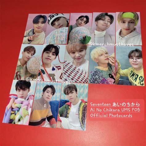 Seventeen Ai No Chikara Power Of Love Official Japan POB UMS Photocard