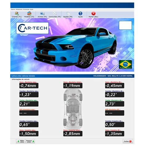 Alinhador Digital 2 Cabeças sem Rack CT 187 CAR TECH BK 187