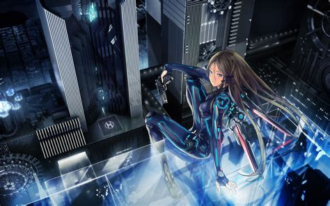 Futuristic Anime Girl Wallpapers - 4k, HD Futuristic Anime Girl Backgrounds on WallpaperBat