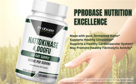 Amazon Premium Nattokinase Supplement Capsules For Cardiovascular