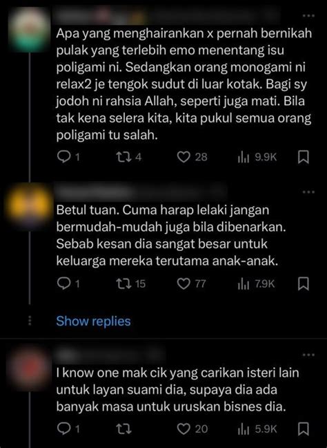 Orang Muda Tak Faham Isu Dalam Kelambu Pendorong Poligami Kes