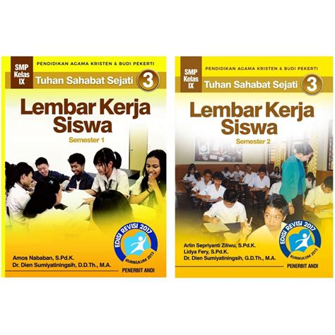 Jual Buku Lembar Kerja Siswa Tuhan Sahabat Sejati Semester Dan