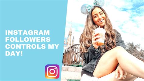 Letting My Instagram Followers Control My Day At Disney Youtube