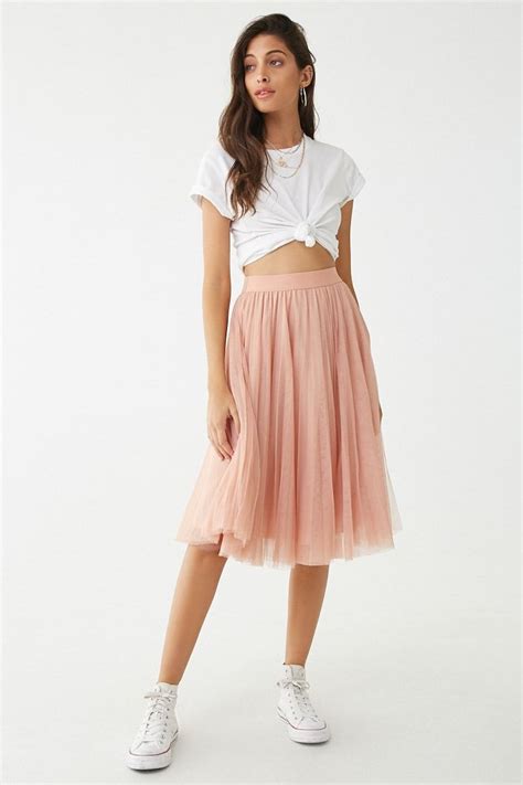 Pleated Tulle Skirt Forever 21 Tulle Skirts Outfit Pleated Tulle