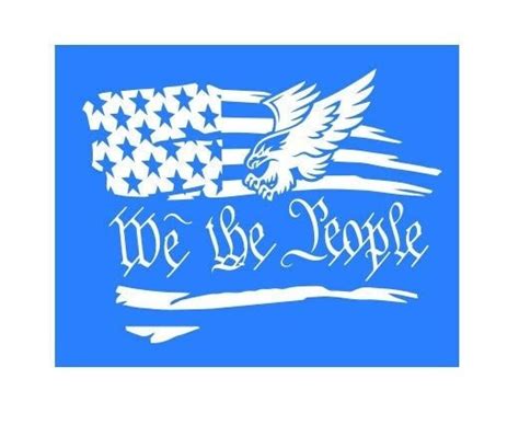 We The People Stencil Fourth Of July Sign Reusable Etsy