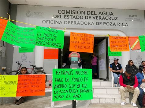 El Heraldo De Veracruz Trabajadores De Caev En Poza Rica Exigen Pagos