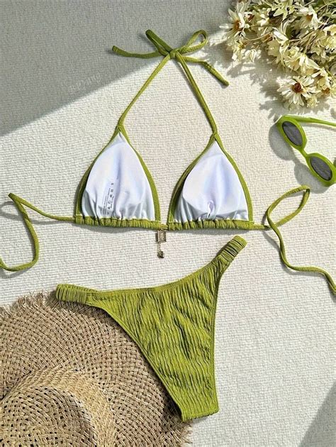 Novo Conjunto de Maiô Bikini Fashion Tecido Especial Mais Vendido Roupa de Banho Sexy Peças