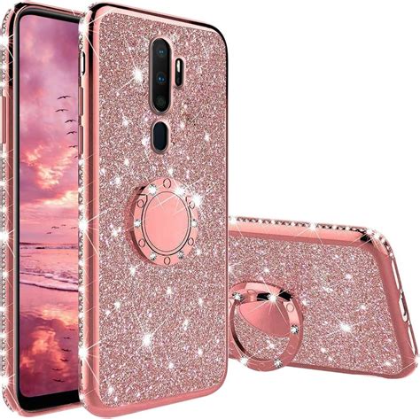 Cover Per Oppo A9 2020 A5 2020 Glitter Custodia Brillantini Lusso