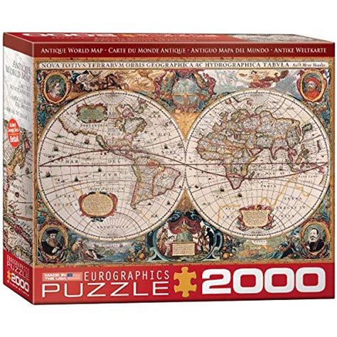 EUROGRAPHICS 2000 EL ANTYCZNA MAPA ŚWIATA PUZZLE 13656511018 Allegro pl