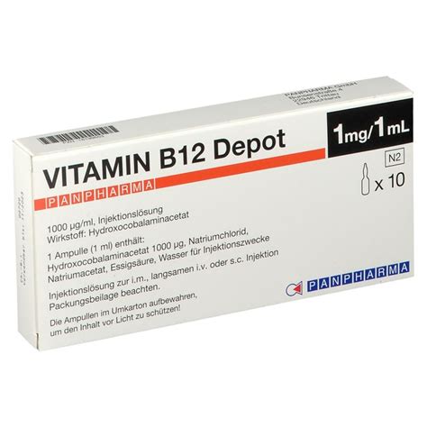 VITAMIN B12 Depot 1 mg/ml PANPHARMA 10x1 ml - Shop Apotheke
