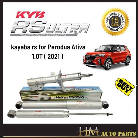 Perodua Ativa T Present Absorber Front And Rear Kyb Kayaba Rs