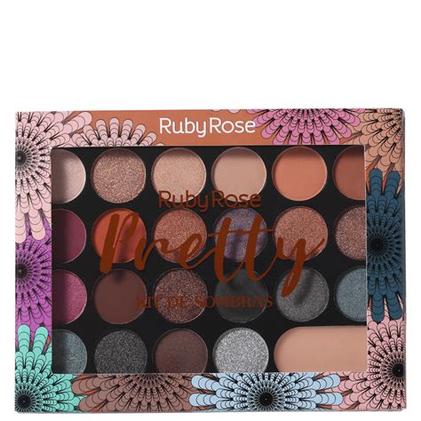 Paleta De Sombras Ruby Rose Pretty Beleza Na Web