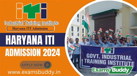 Haryana Iti Admission 2024 Apply Online Form Exams Buddy