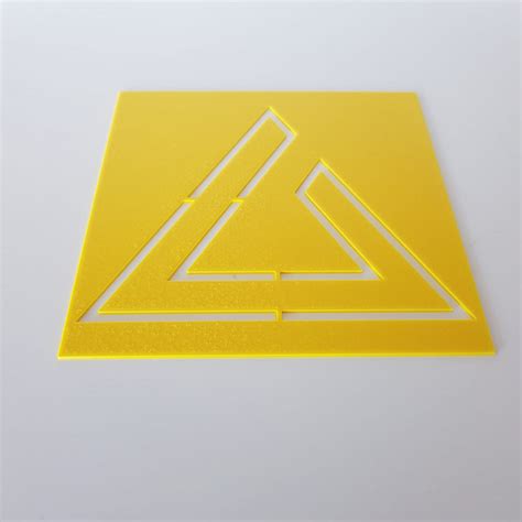3d Printable Witcher Sign Ingni Stencil By Sebastiaan Holman