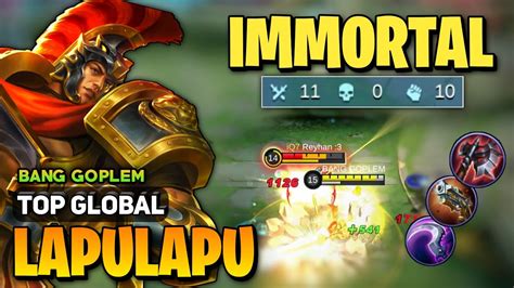 Immortal Lapu Lapu Exp Lane Lapu Lapu Best Build Top Global Bang