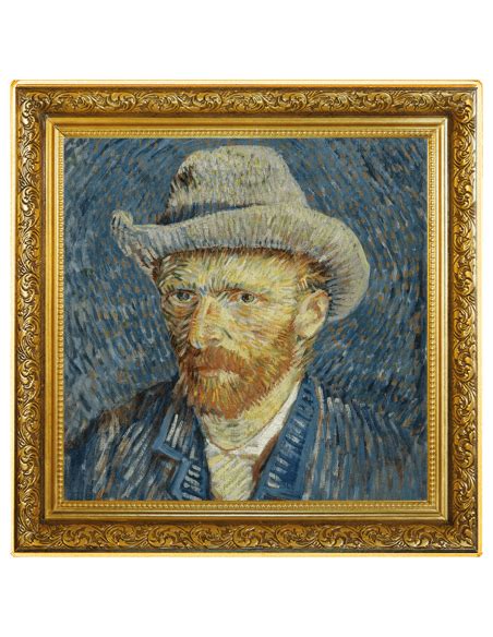 Self Portrait With Grey Felt Hat Th Anniversary Of Vincent Van Gogh