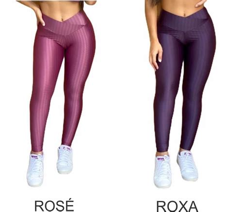 Kit Cal As Legging Leg Fitness D Cirr Academia Mercado Livre