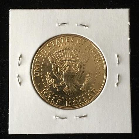 24k Gold Plated Kennedy Half Dollar